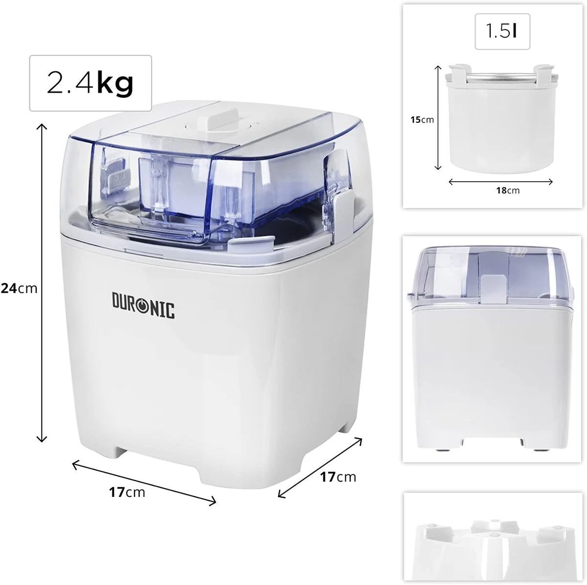 Машина для приготовления мороженого Duronic IM540