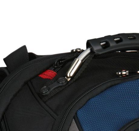 Городской рюкзак WENGER Ibex 17" с отделением для ноутбука, черный/синий