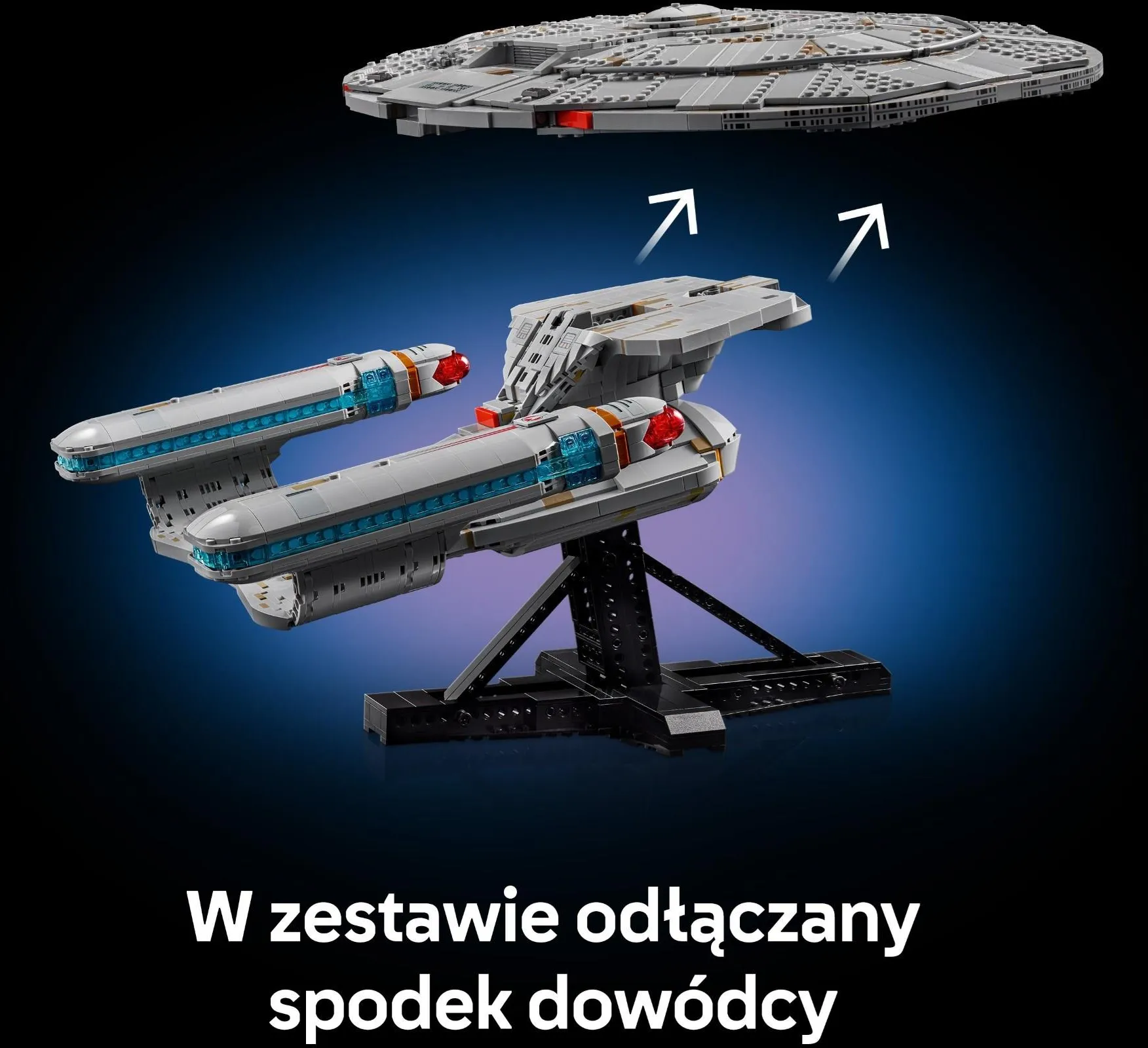 Конструктор LEGO ICONS 10356 Звёздный путь: U.S.S. Энтерпрайз NCC-1701-D