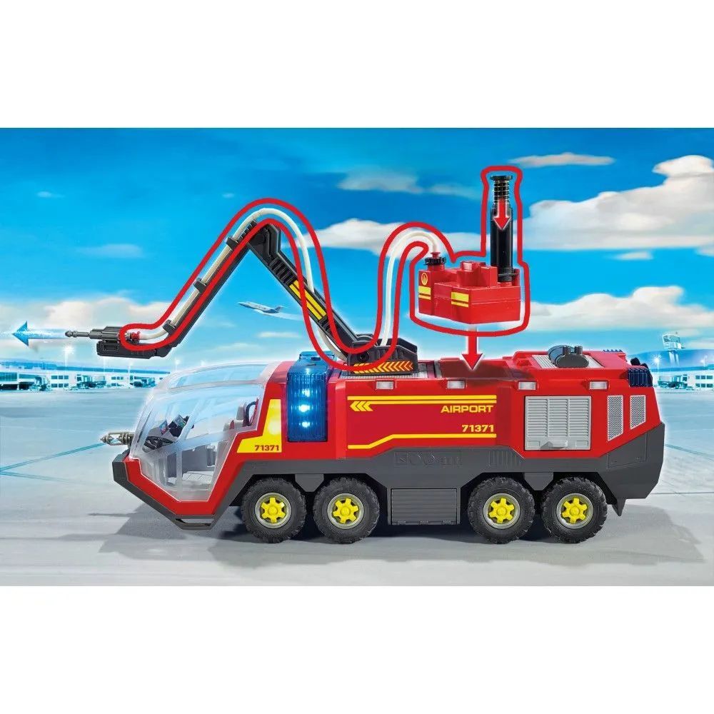 Пожарная Машина Playmobil 71371 City Action В Аэропорту