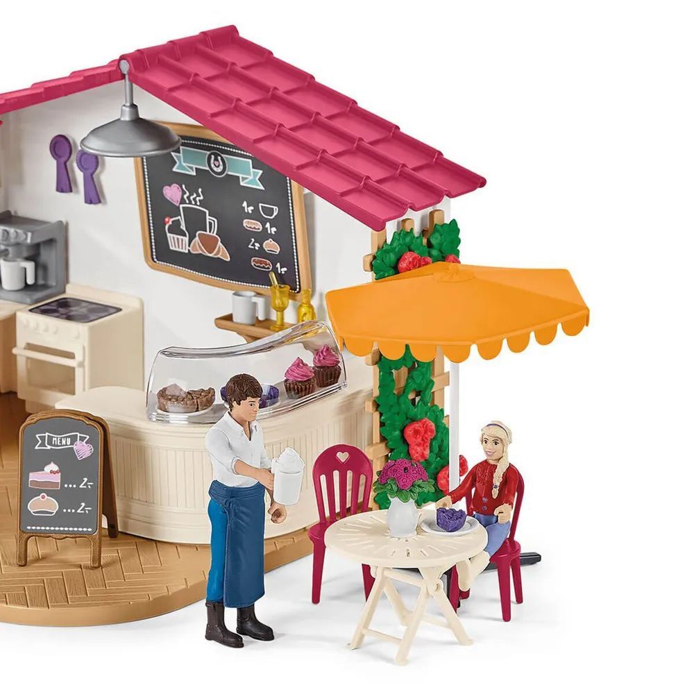 Игровой набор Schleich Поездка в карете в кафе Райдер 72158