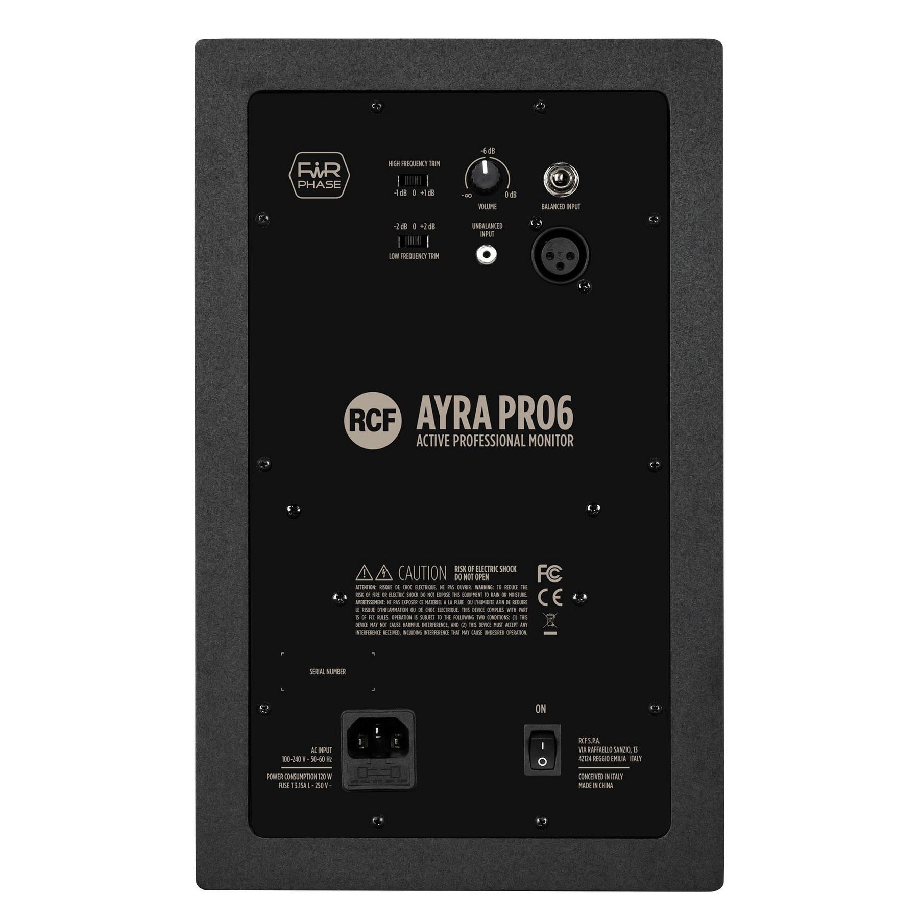 Студийный монитор активный RCF Ayra PRO 6