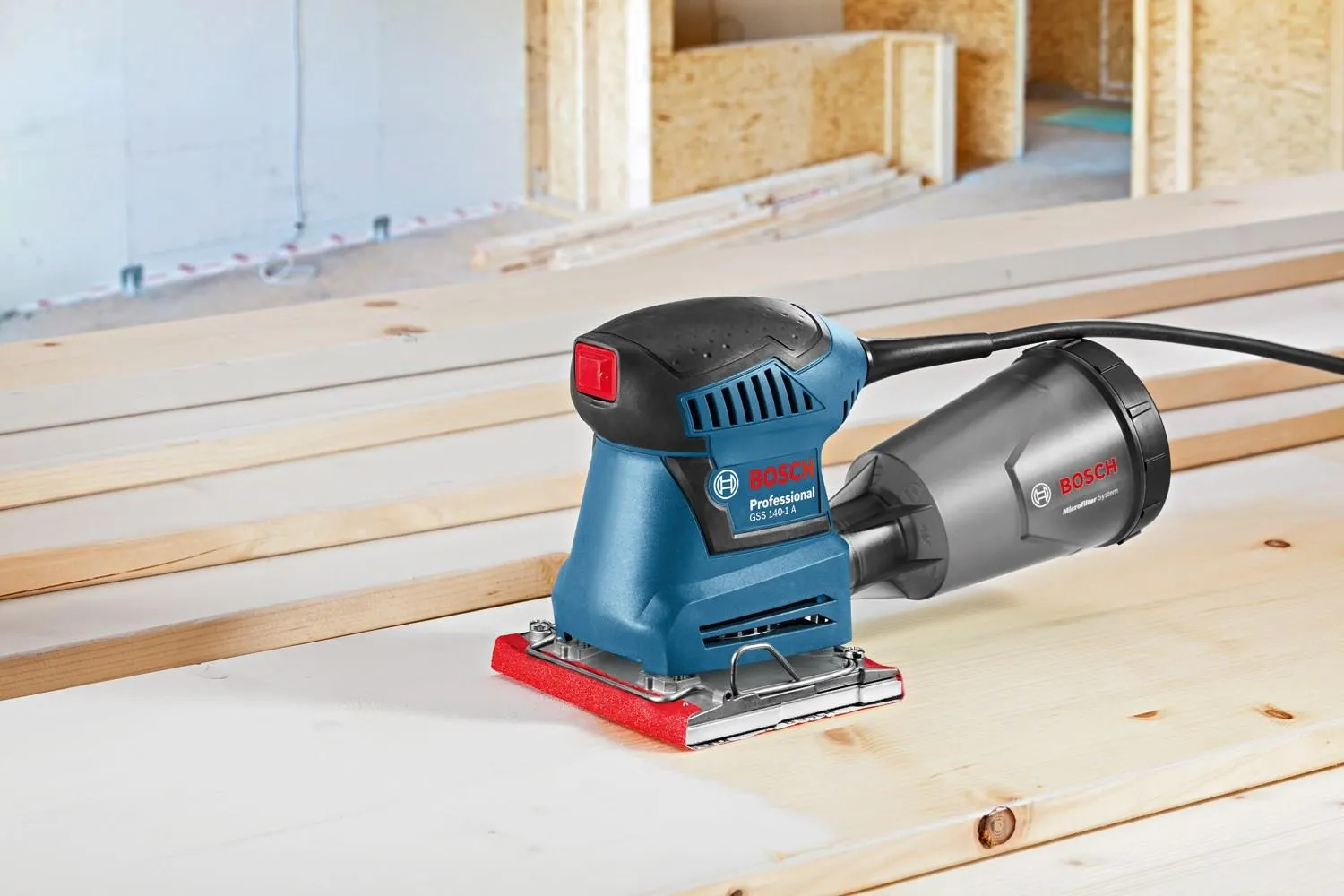 Ленточная шлифовальная машина сетевая Bosch GSS 140-1 A Professional 06012A2100