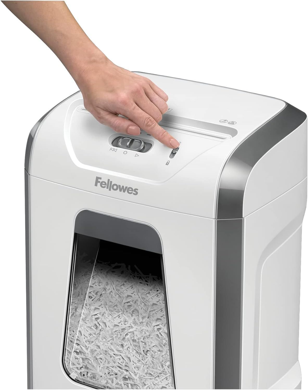 Уничтожитель бумаг Fellowes Powershred 12C белый