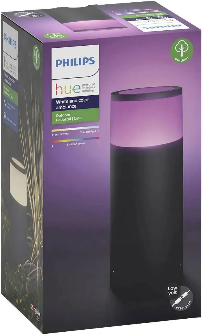 Уличная световая колонна PHILIPS Hue White and Color Ambiance Calla черный 1742030P7