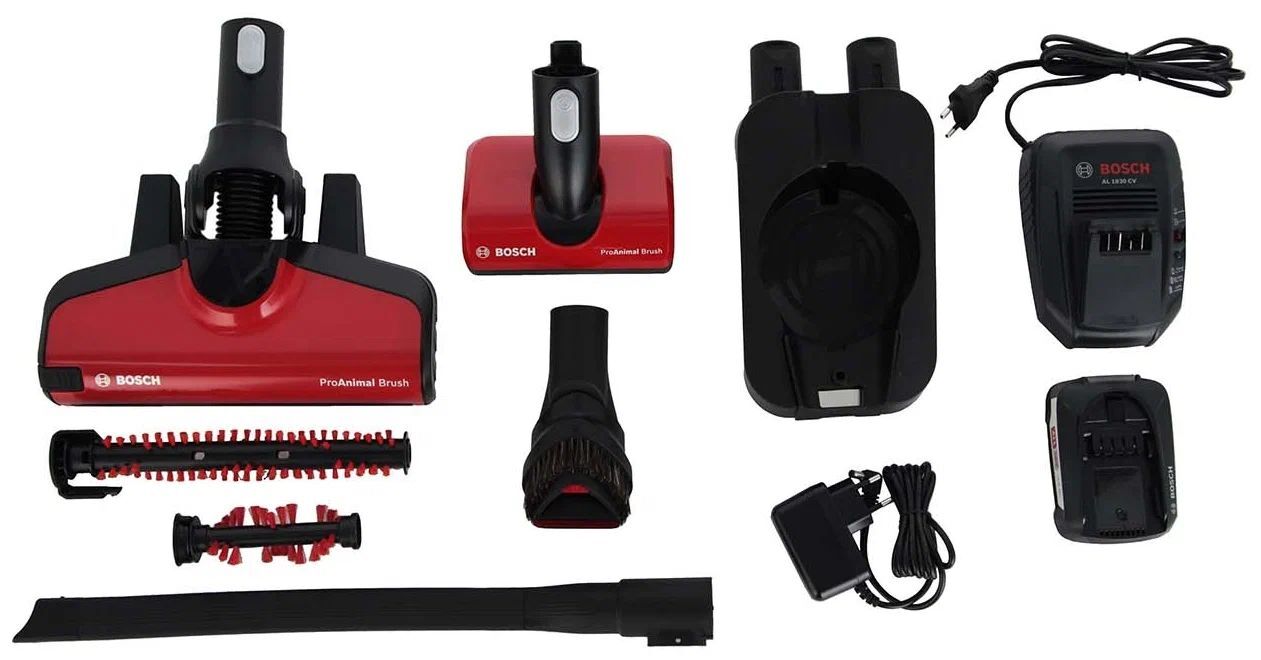 Пылесос Bosch BCS61PET ProAnimal, красный