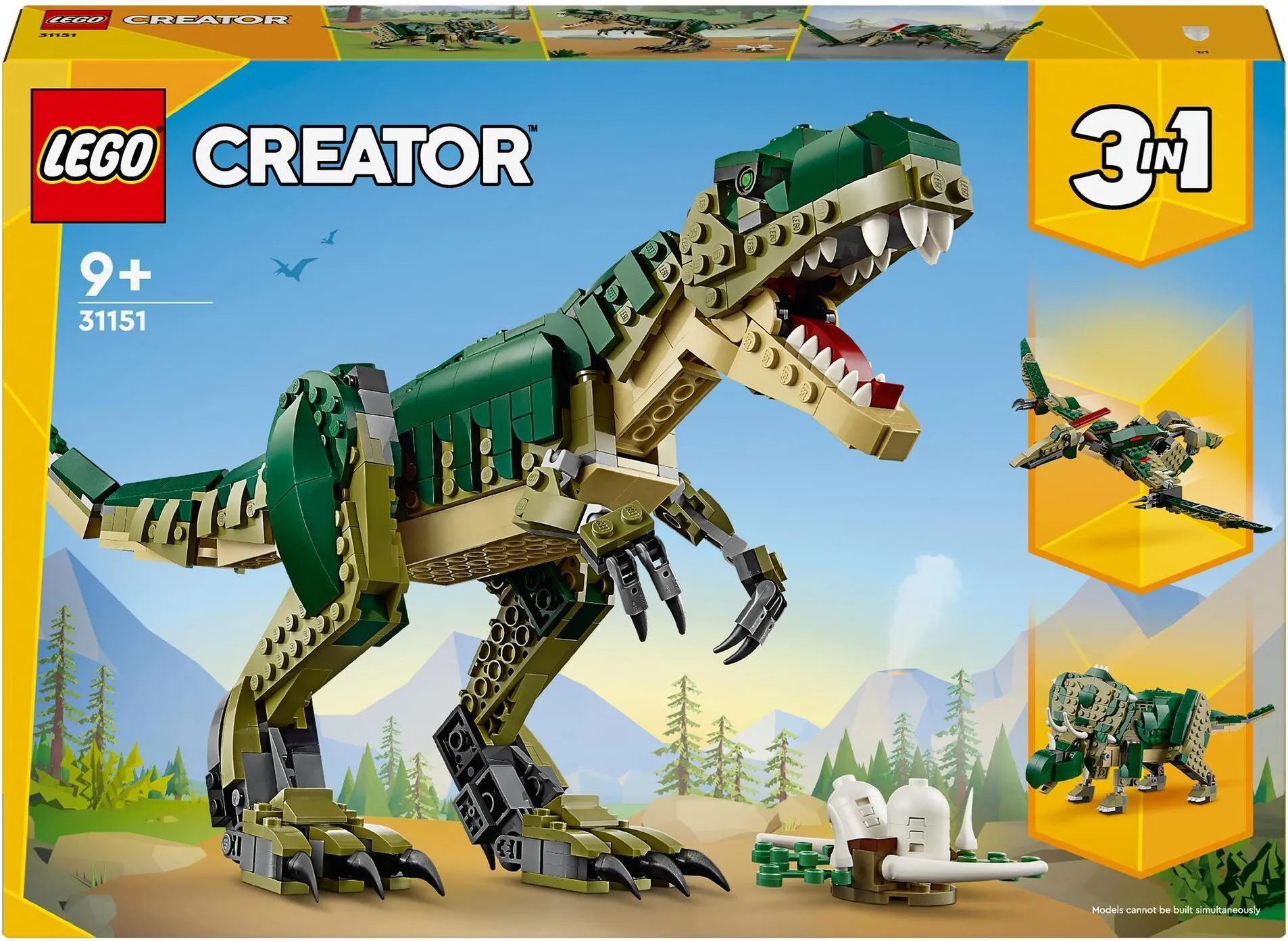 Конструктор LEGO Creator 3 в 1 31151 Тираннозавр