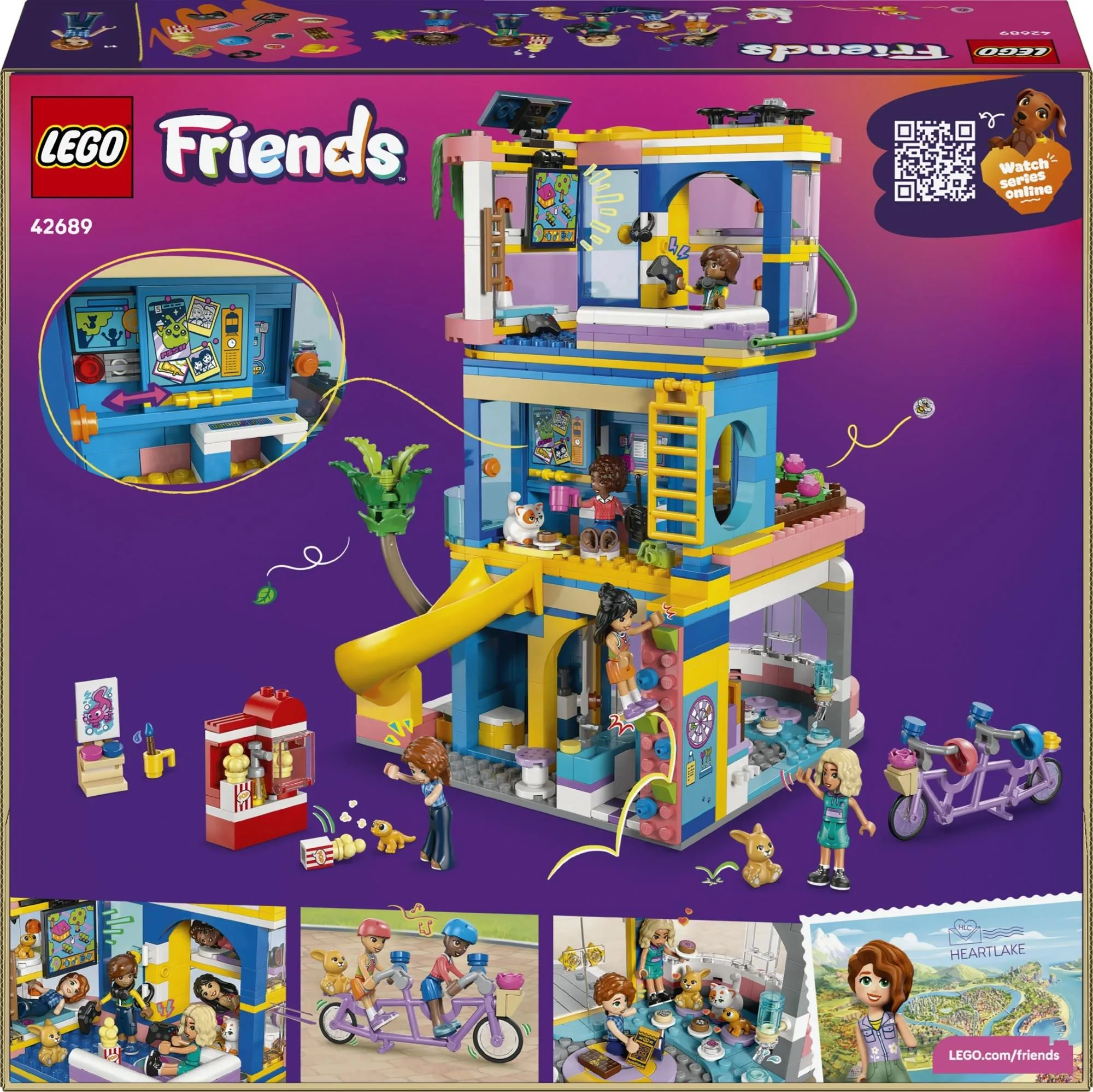 Конструктор LEGO Friends 42689 Домик клуба друзей в Хартлейк