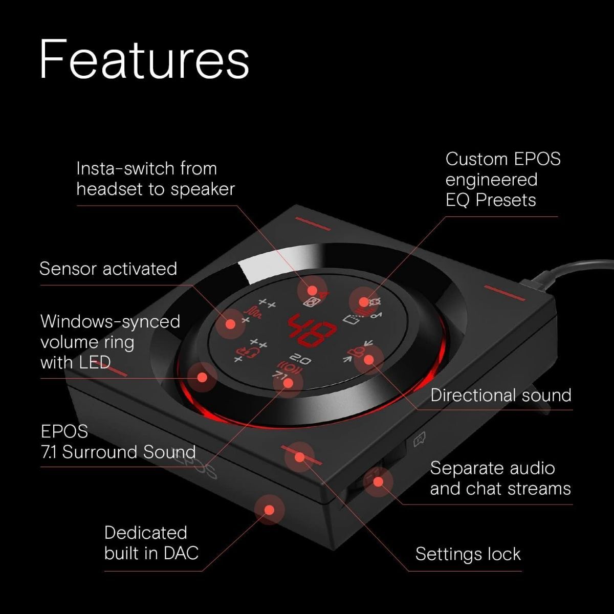Внешняя звуковая карта EPOS GSX 1000 2 gen