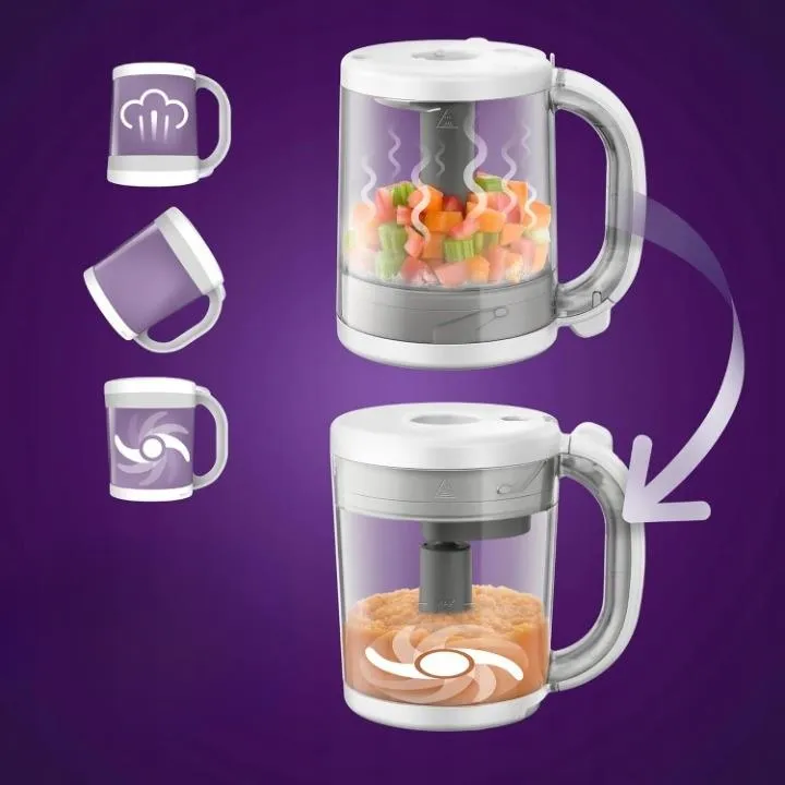 Блендер-пароварка Philips Avent 4-в-1 SCF883/20бл