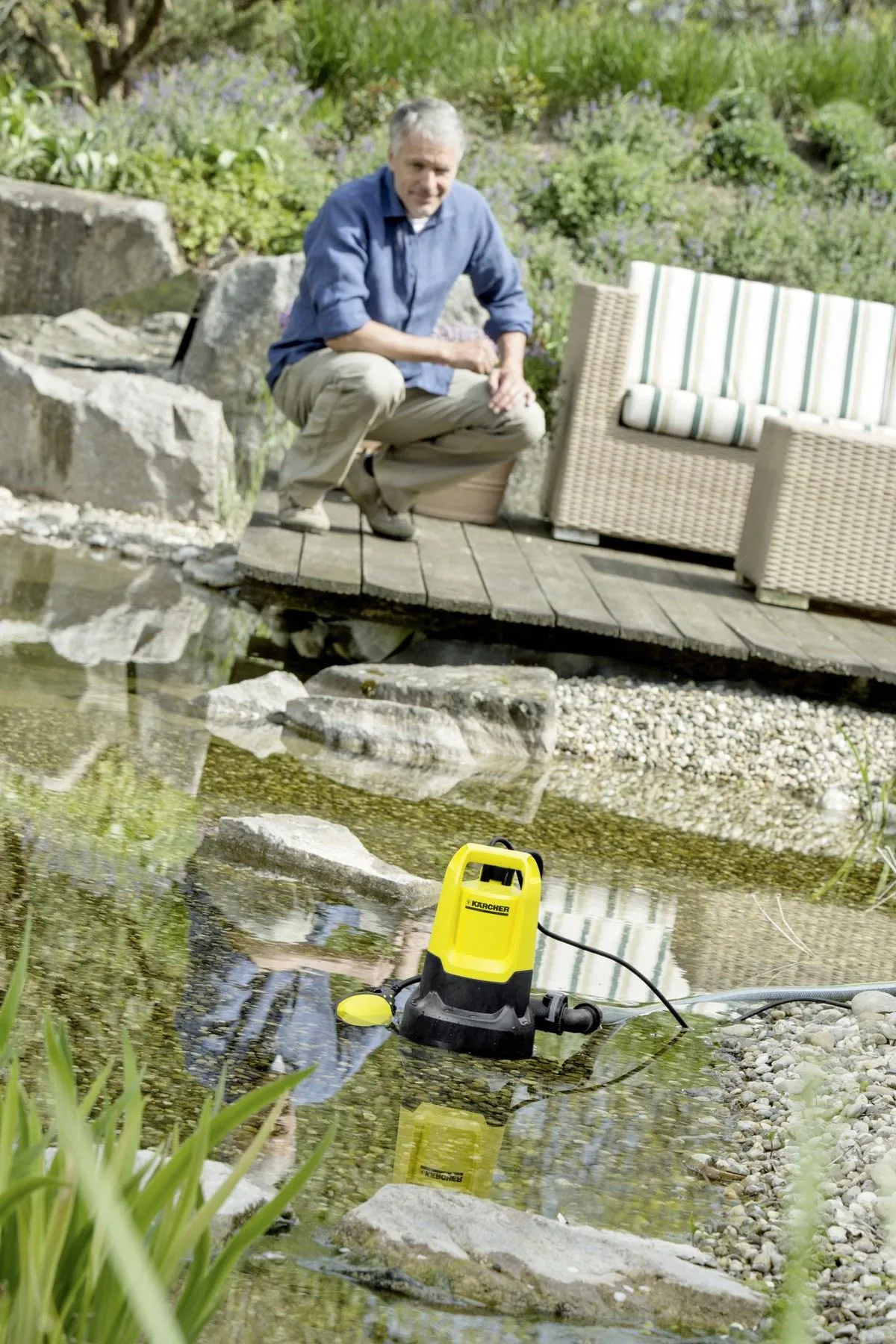 Погружной дренажный насос Karcher SP 5 Dual для чистой и грязной воды 1.645-580.0