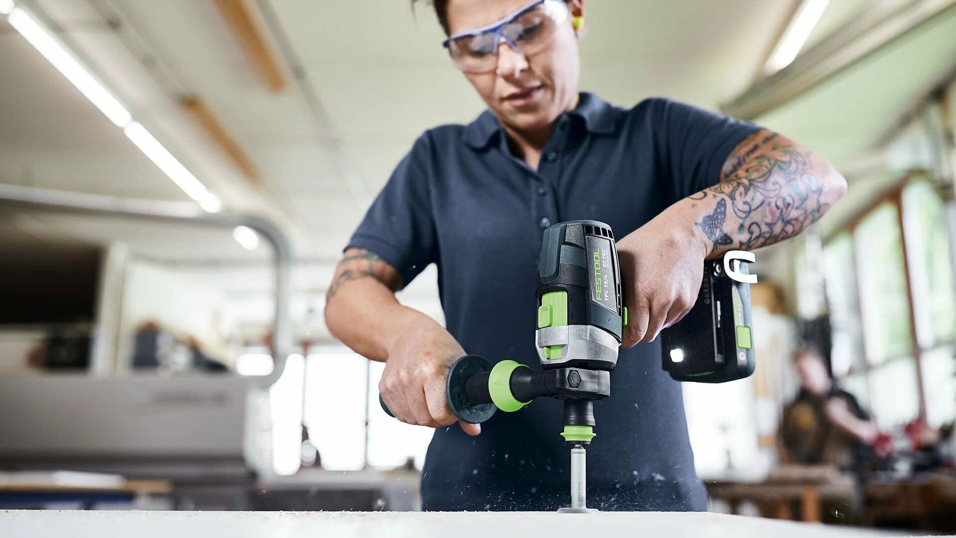 Аккумуляторная ударная дрель-шуруповёрт FESTOOL QUADRIVE TPC 18/4 I-Basic 575604