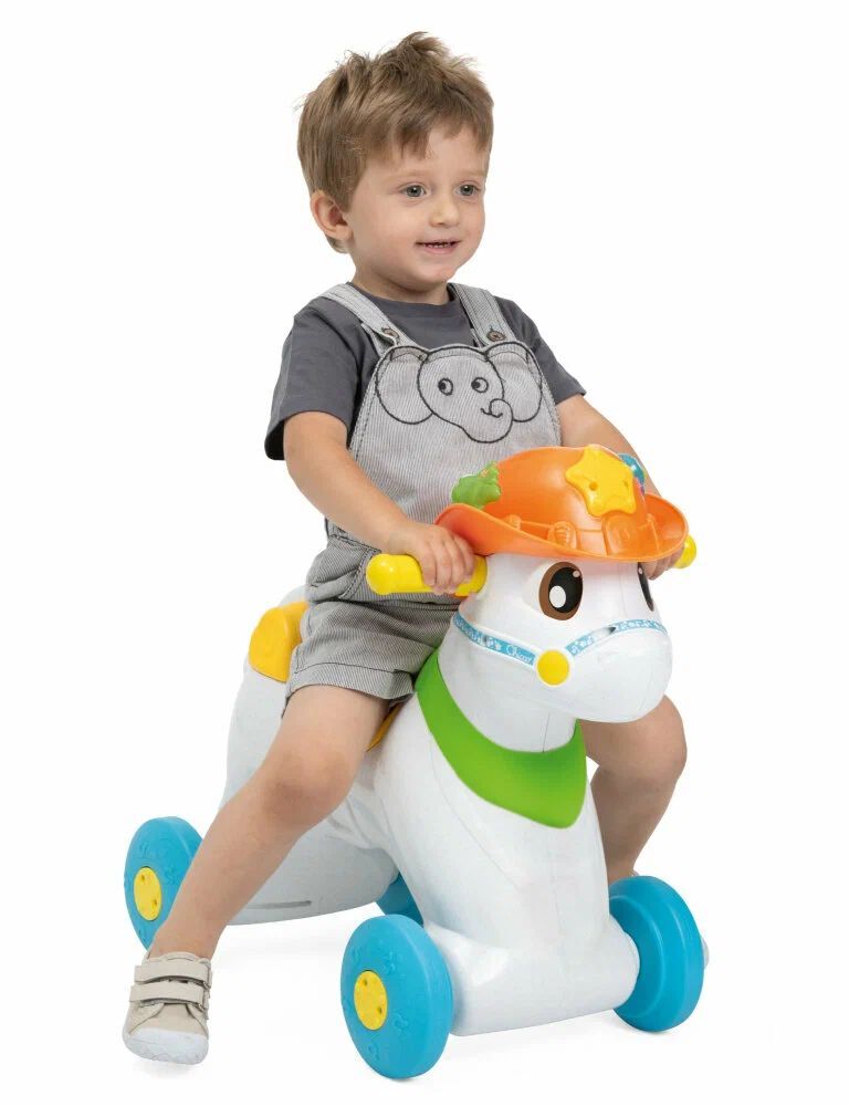 Каталка-качалка говорящая Лошадка Chicco Baby Rodeo