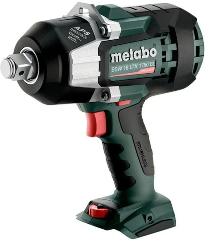 Гайковерт ударный аккумуляторный Metabo SSW 18 LTX 1750 BL 602198500 в кейсе metaBOX без акб и зу
