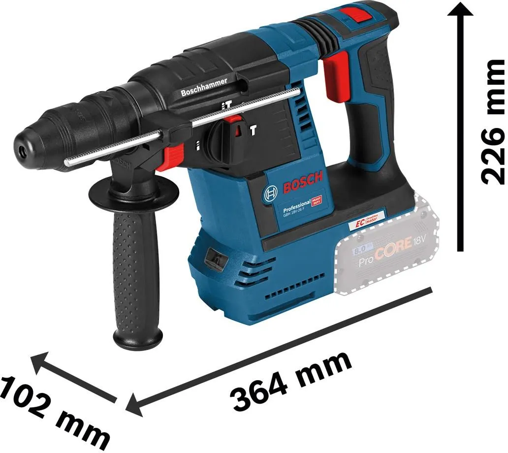 Аккумуляторный перфоратор Bosch GBH 18V-26 F Professional 0611910000