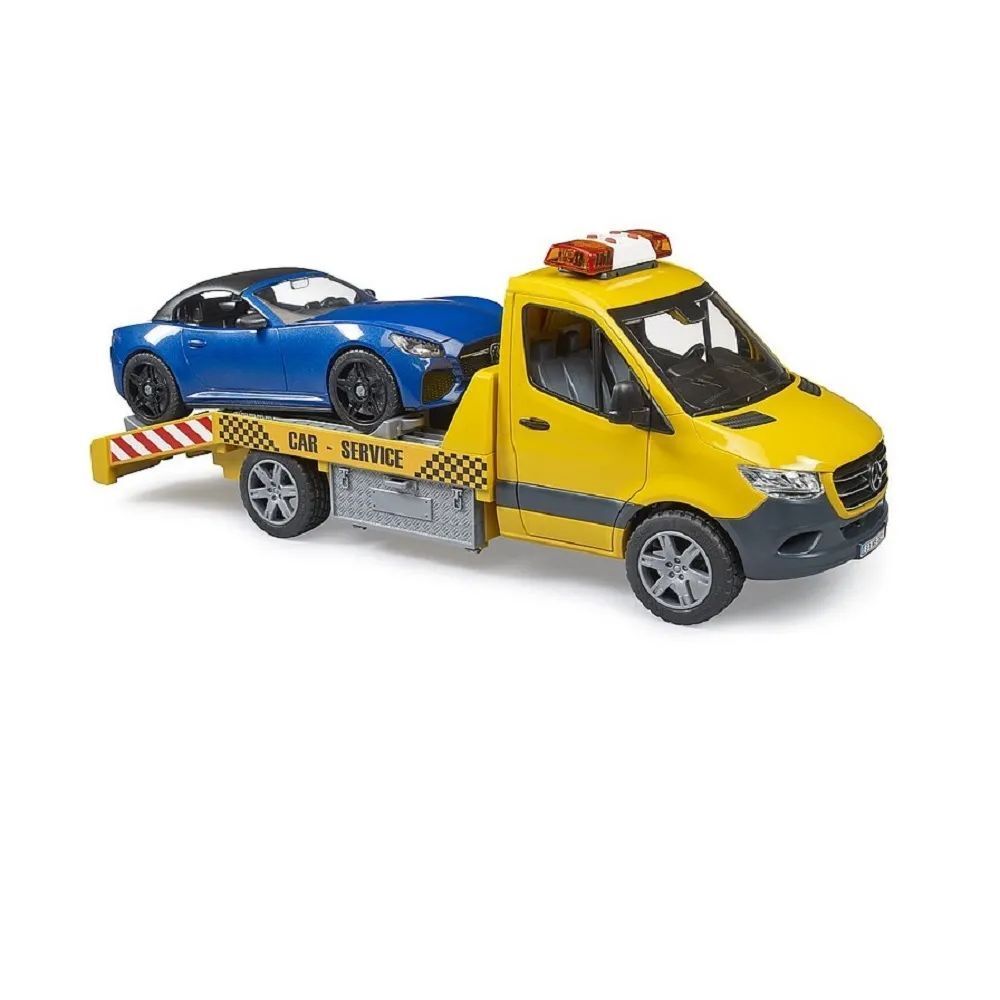 Игрушка Bruder 02675 Эвакуатор Mercedes Benz Sprinter и Автомобиль Roadster