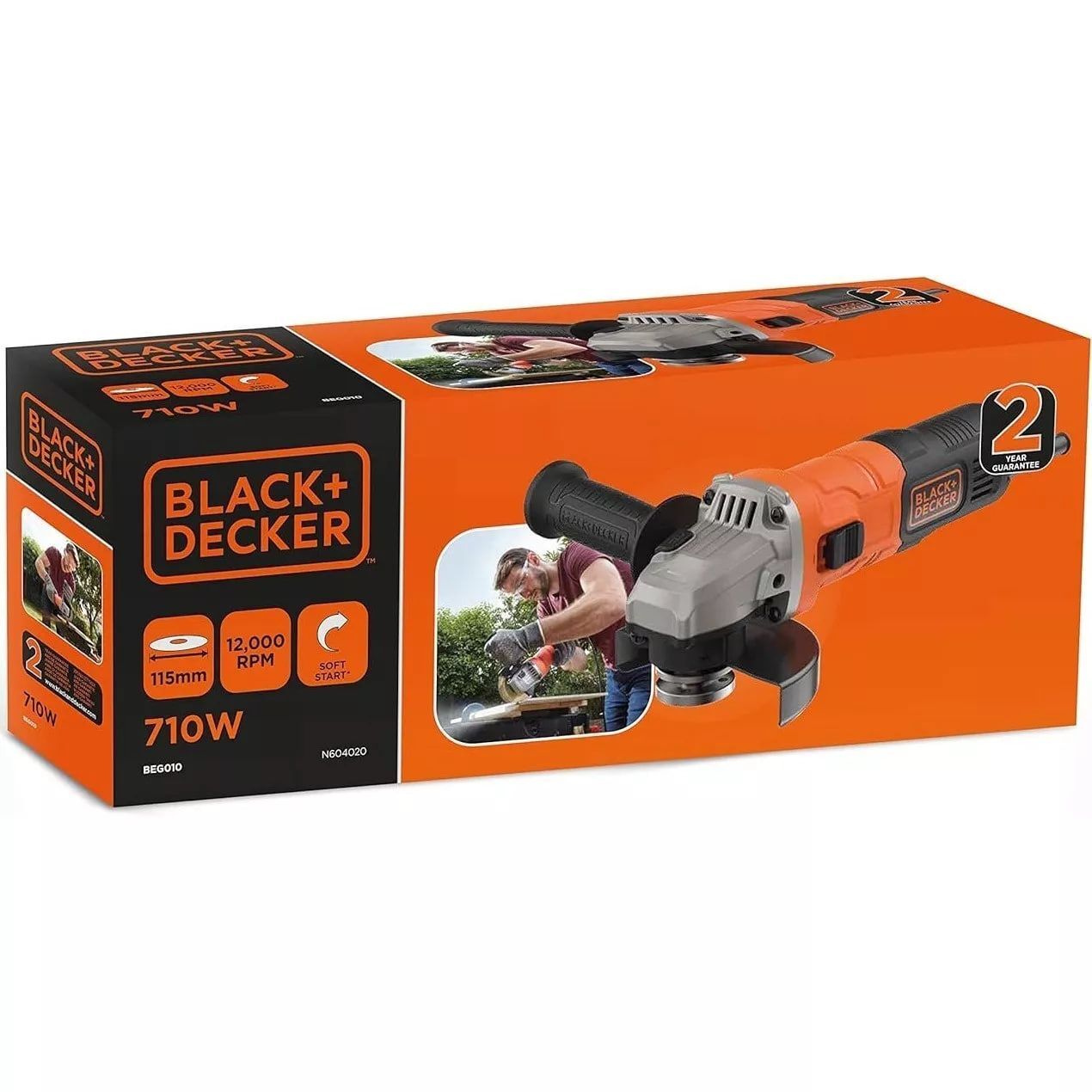 Угловая шлифовальная машина Black&Decker BEG010