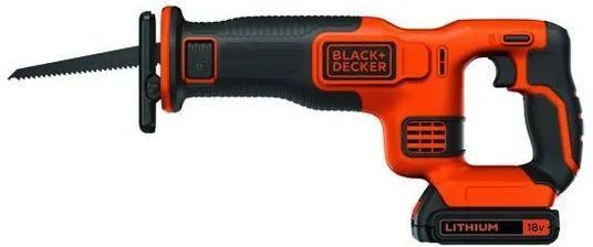 Сабельная аккумуляторная пила Black&Decker BDCR18-QW 1*1.5 Ah/18 V с ЗУ