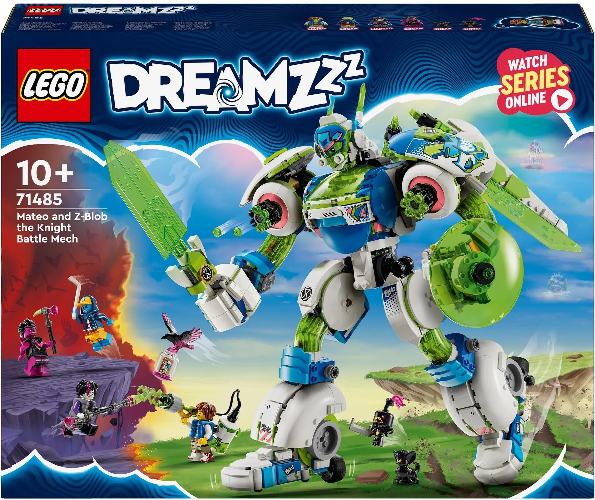 LEGO DREAMZzz 71485 Мех-рыцарь Матео и Z-Blob