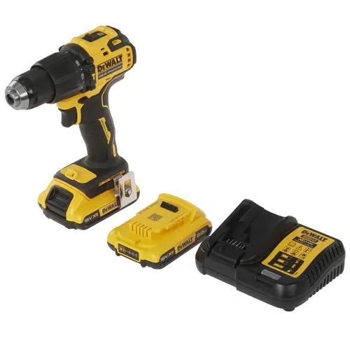 Аккумуляторная ударная дрель-шуруповерт DeWalt DCD709D2T-QW