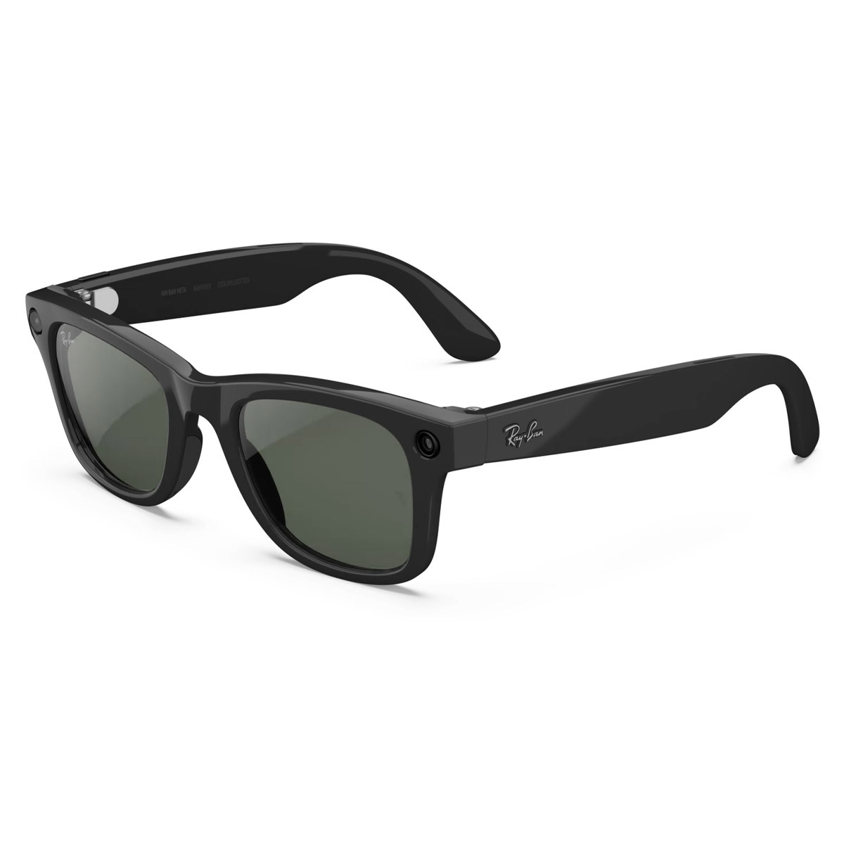 Умные очки Ray-Ban Meta Wayfarer Gen 2 RW4012, Shiny Black / Trans Graphite Green, размер M (50)
