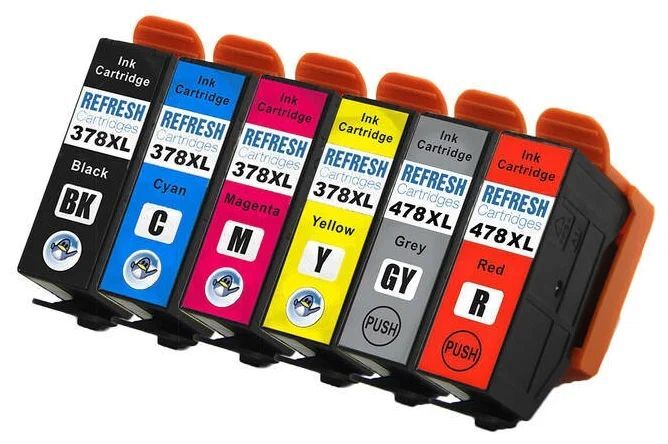 Набор картриджей для струйного принтера EPSON 378XL, 478XL 6-colours (C13T379D4020)
