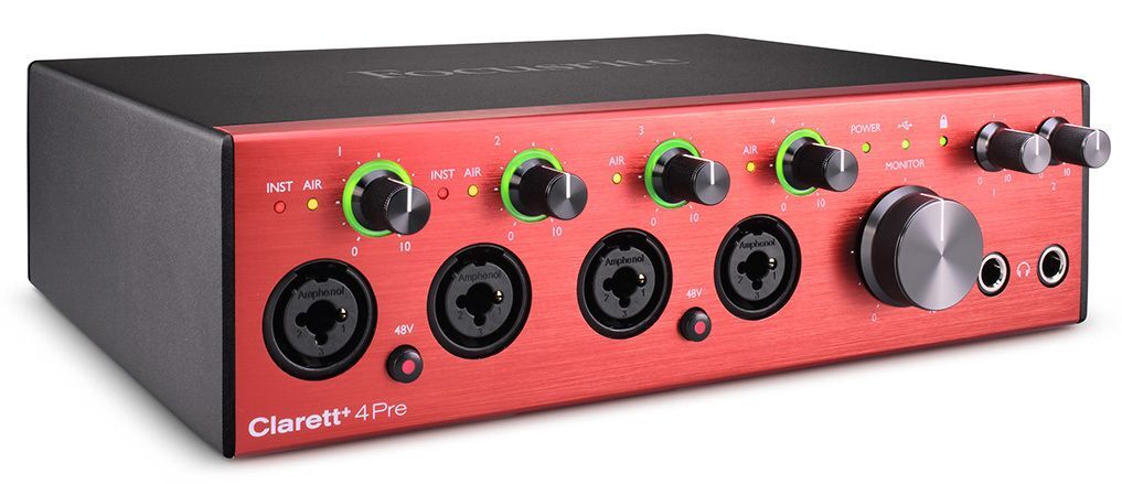 Аудиоинтерфейс Focusrite Clarett+ 4Pre