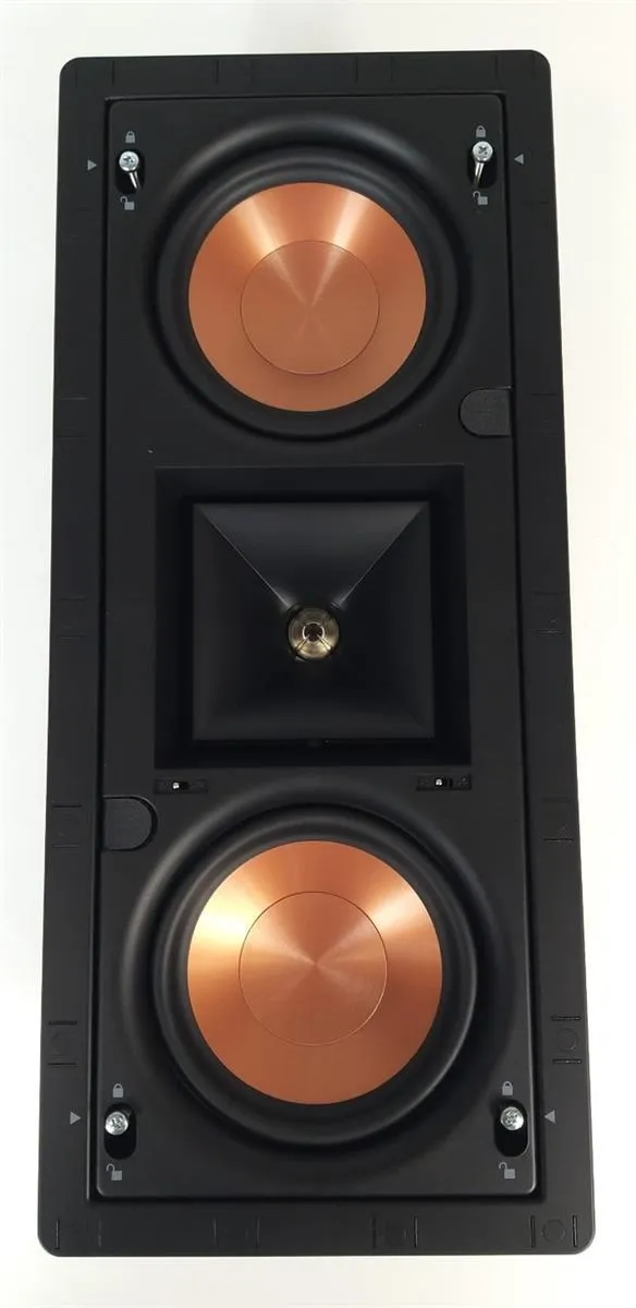 Встраиваемая настенная акустика Klipsch Reference PRO-25-RW-LCR чёрный