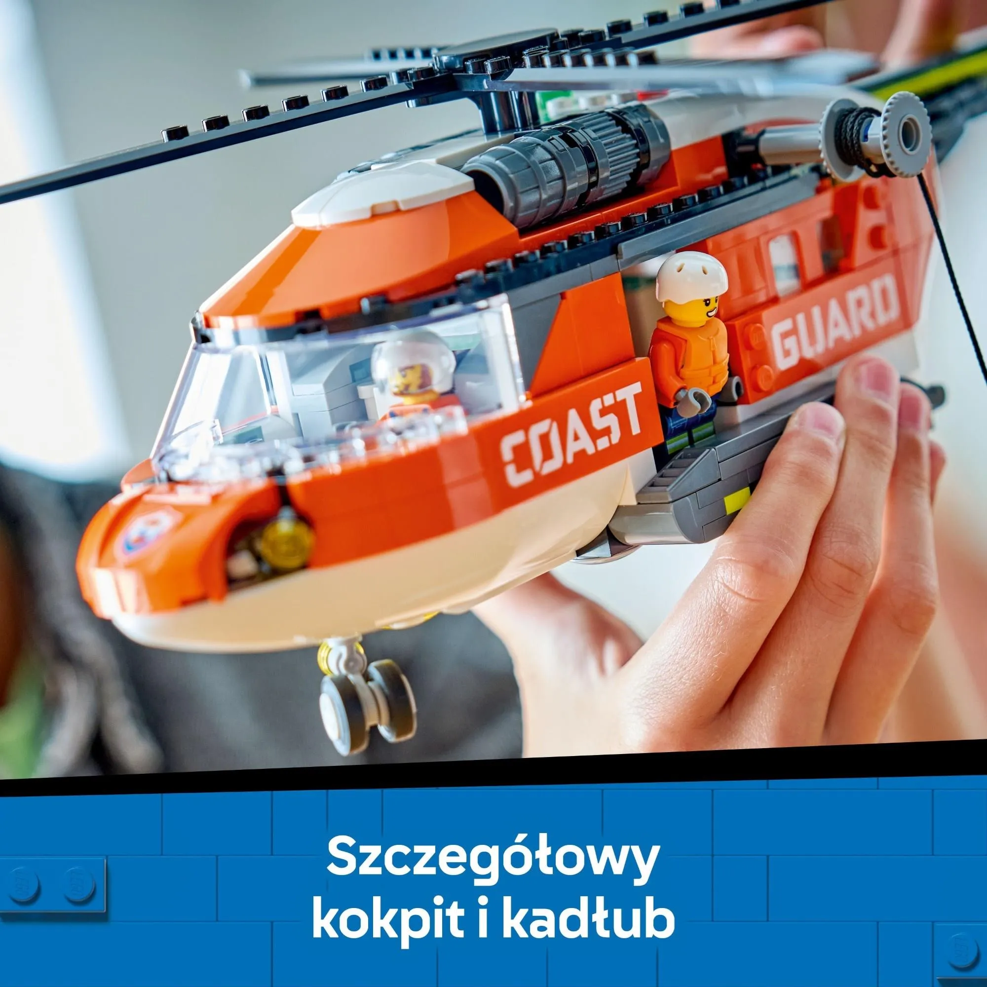 Конструктор LEGO City 60503 Вертолёт береговой охраны