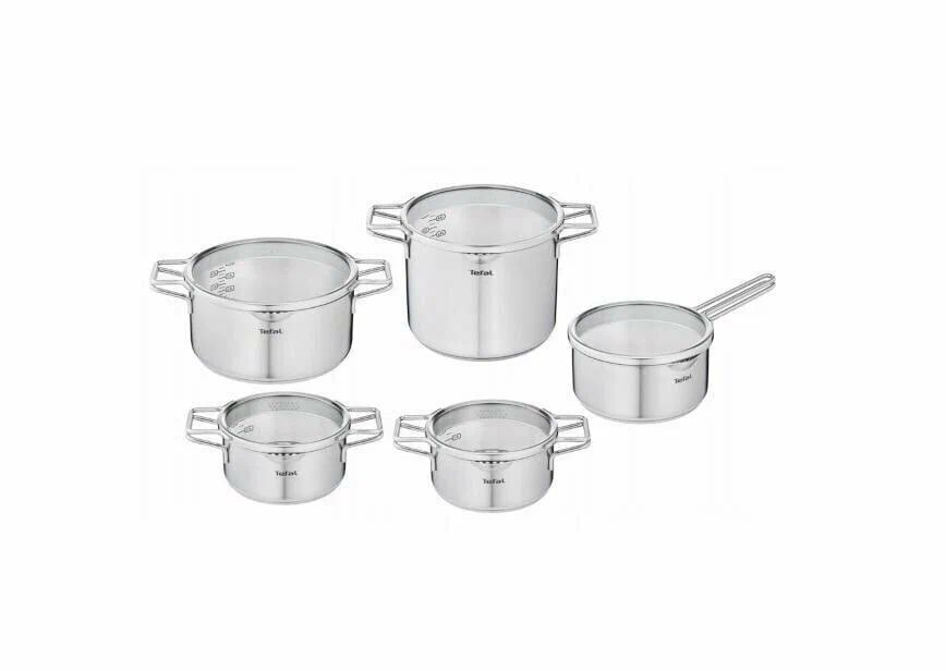 Набор индукционной посуды Tefal Nordica, 10 предметов