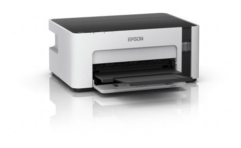 Принтер струйный Epson M1100, ч/б, A4, серый/черный