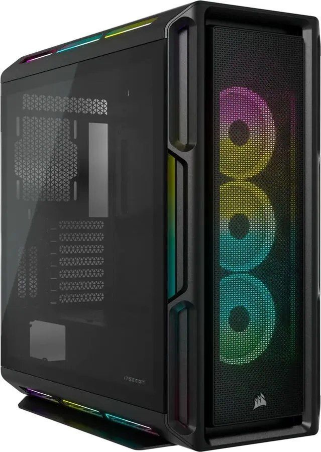 Корпус ATX Corsair iCUE 5000T RGB SMART, Midi-Tower, без БП, черный [cc-9011230-ww]