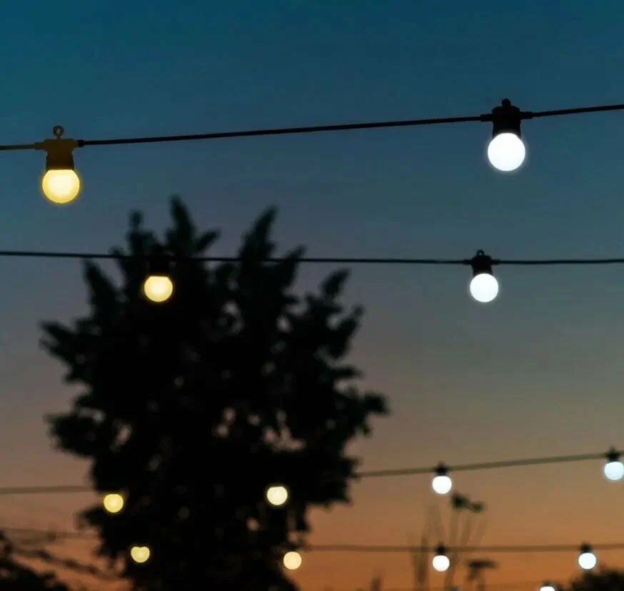 Гирлянда LED уличные фонарики Twinkly Festoon - 40 шт. (20 м) AWW + BT + Wi-Fi (TWF040GOP-BEU)