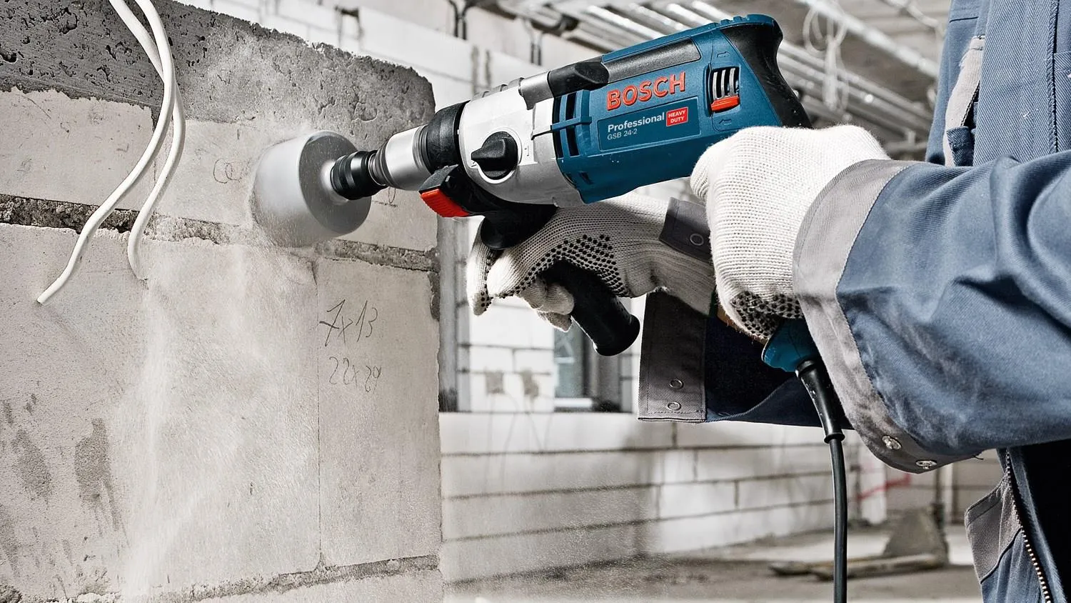 Ударная дрель Bosch GSB 24-2 Professional 060119C801