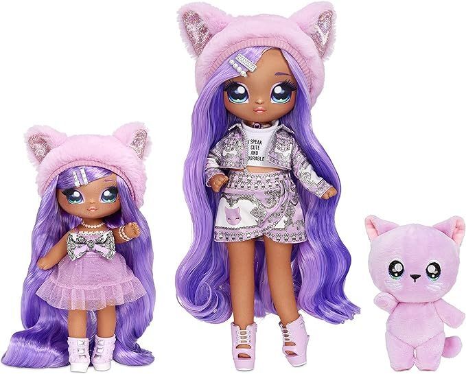 Кукла Na! Na! Na! Surprise Семья Кошек на на на сюрпрайз Lavender Kitty