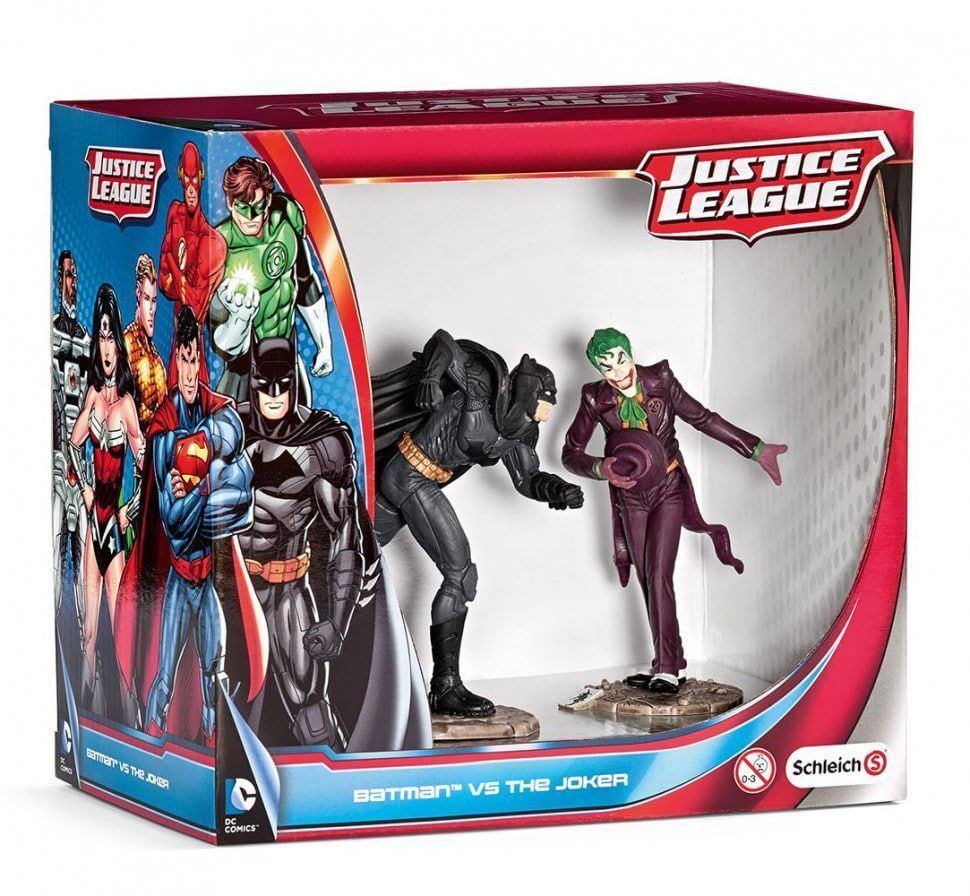 Фигурки Schleich 2251 DC Justice League Бэтмен против Джокера