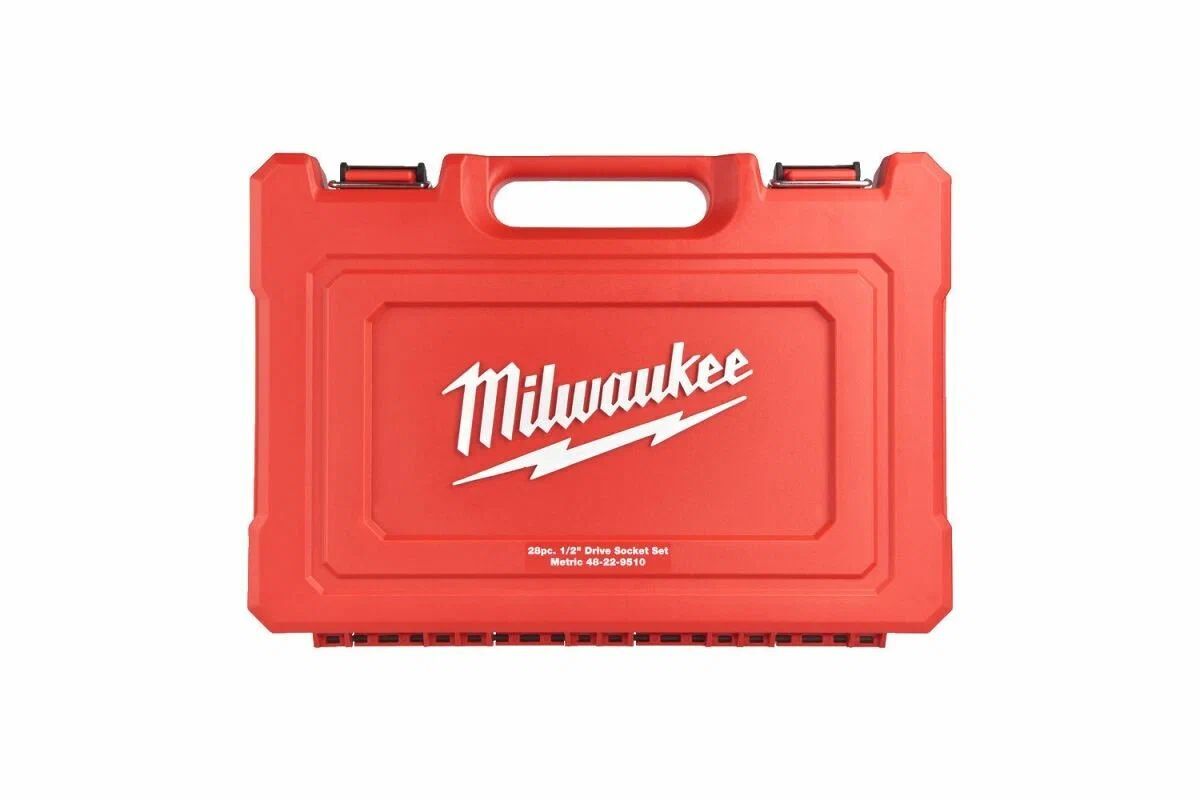 Набор метрических головок Milwaukee 1/2 дюйма, 28 предметов