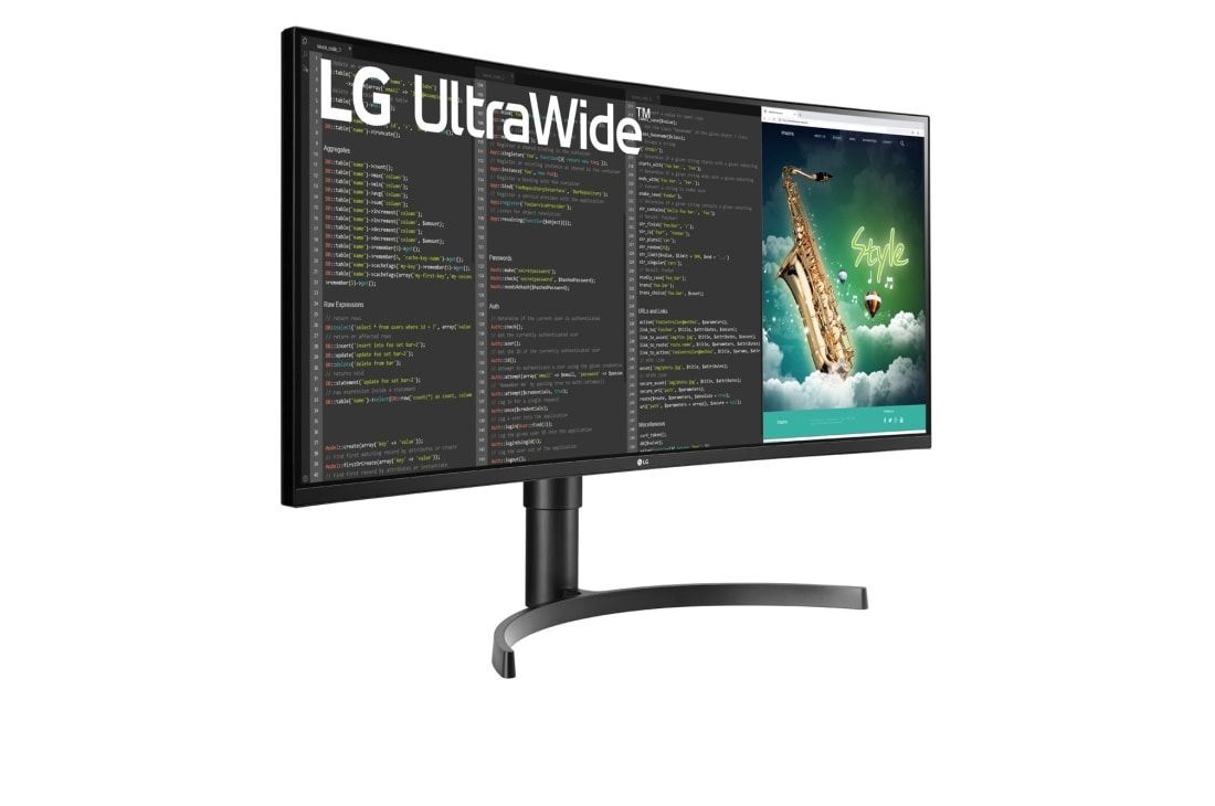 35" Монитор LG 35WN75C, 3440x1440, 100 Гц, *VA, черный