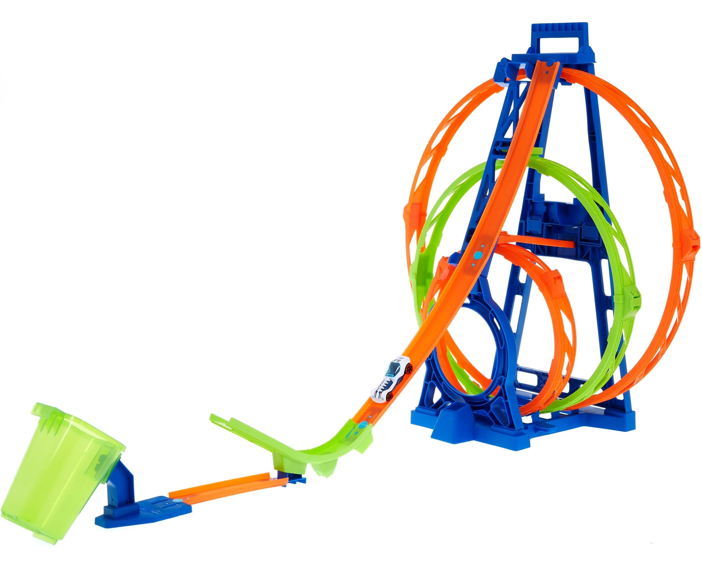 Игровой трек Hot Wheels Тройная петля GLC96 HMX37