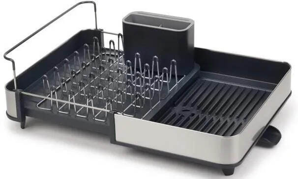 Сушилка для посуды с дозатором для мыла Joseph Joseph Extend Steel 85153 + Presto 85137 (85189