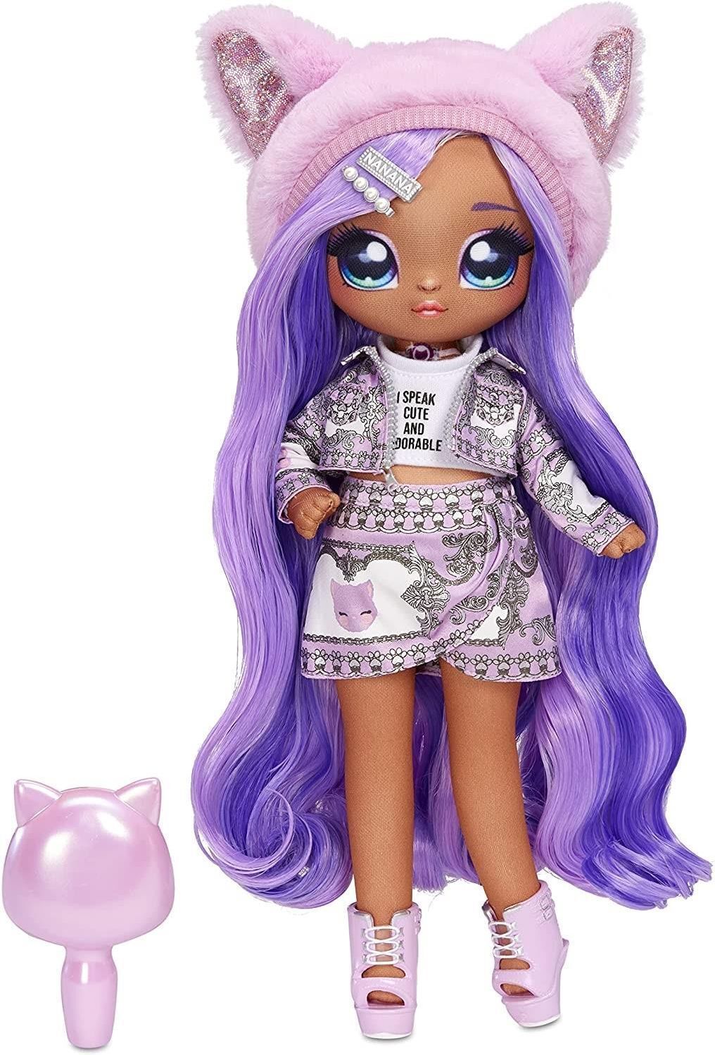 Кукла Na! Na! Na! Surprise Семья Кошек на на на сюрпрайз Lavender Kitty