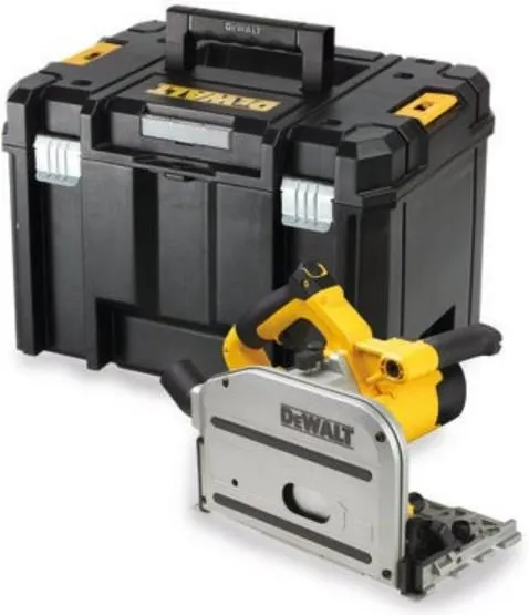 Сетевая погружная дисковая пила DeWalt DWS520KTR, с направляющей шиной DWS5022