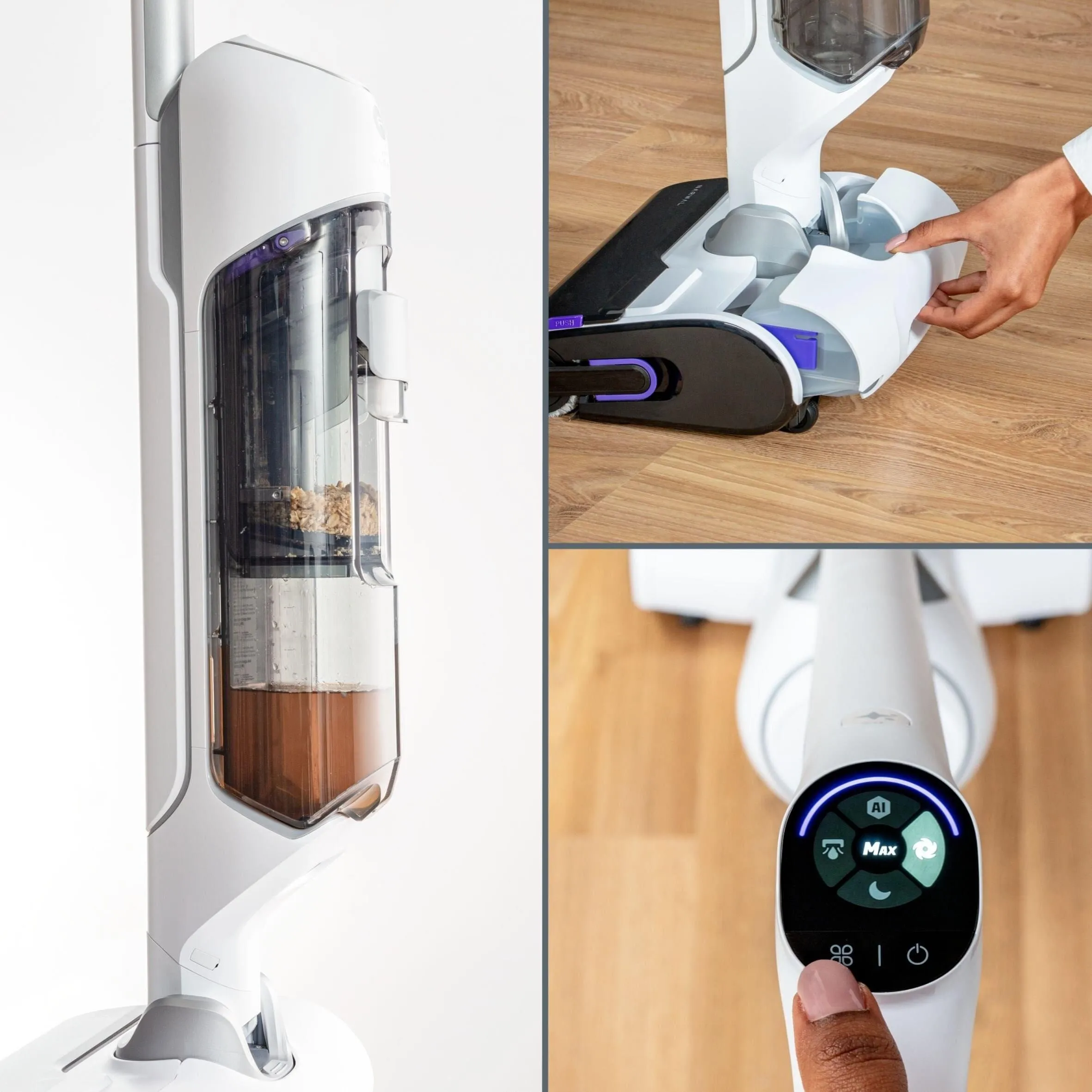 Моющий вертикальный пылесос Tefal X-CLEAN GF7540FO