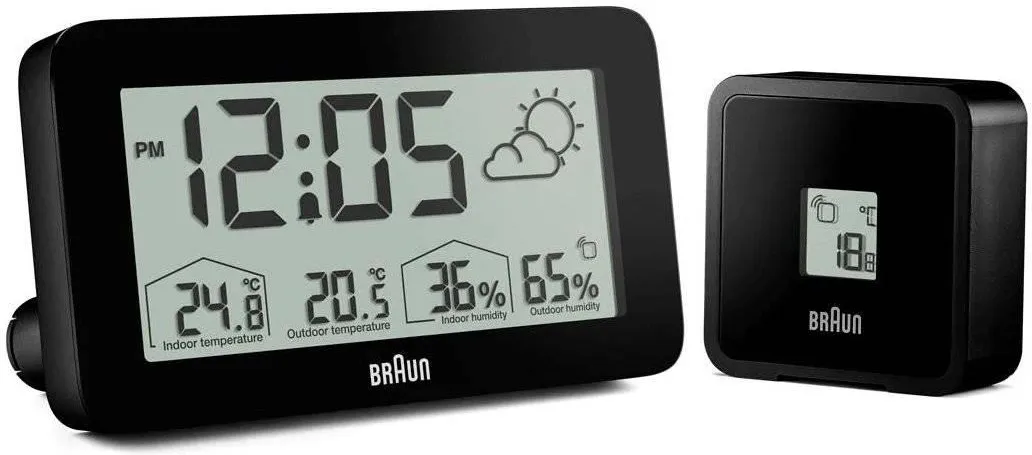 Погодная станция BRAUN BC13BP (цвет черный)