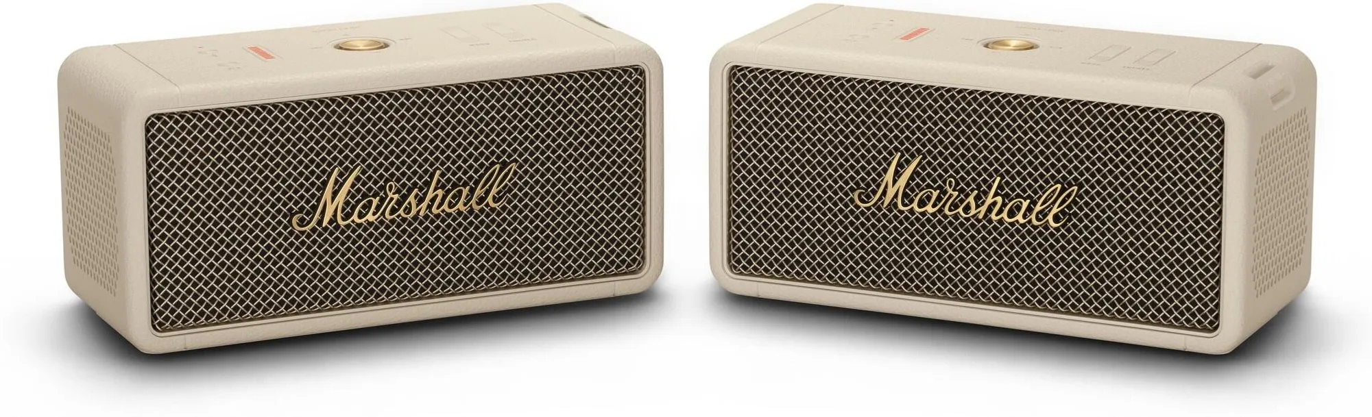 Портативная Bluetooth-колонка Marshall Middleton, кремовая