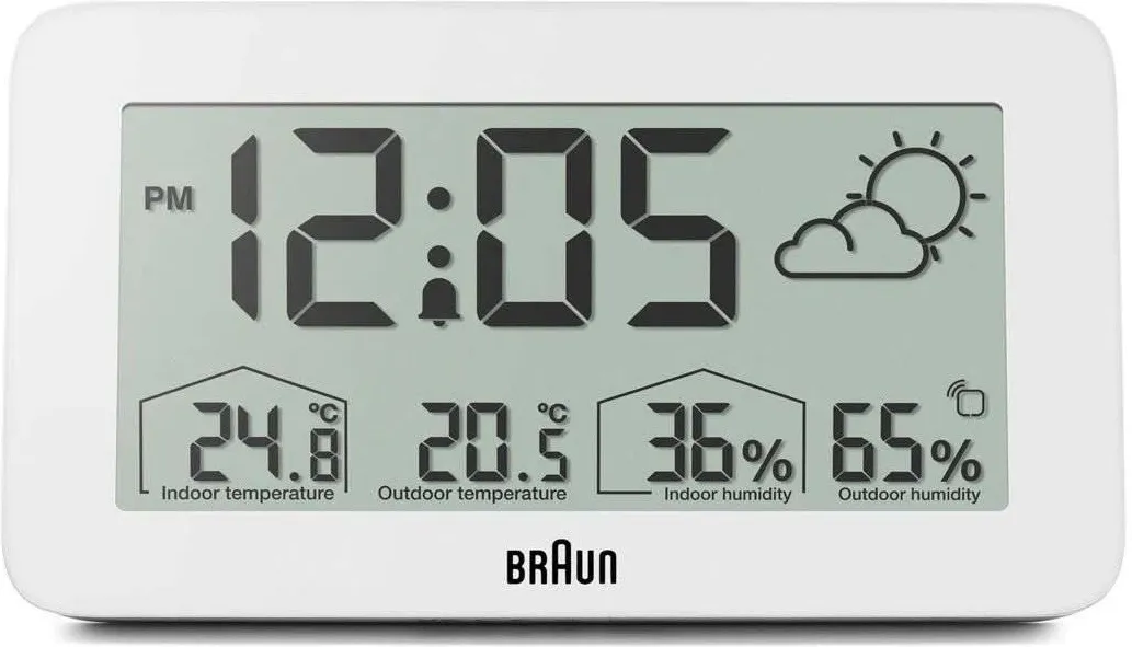 Погодная станция BRAUN BC13WP (цвет белый)