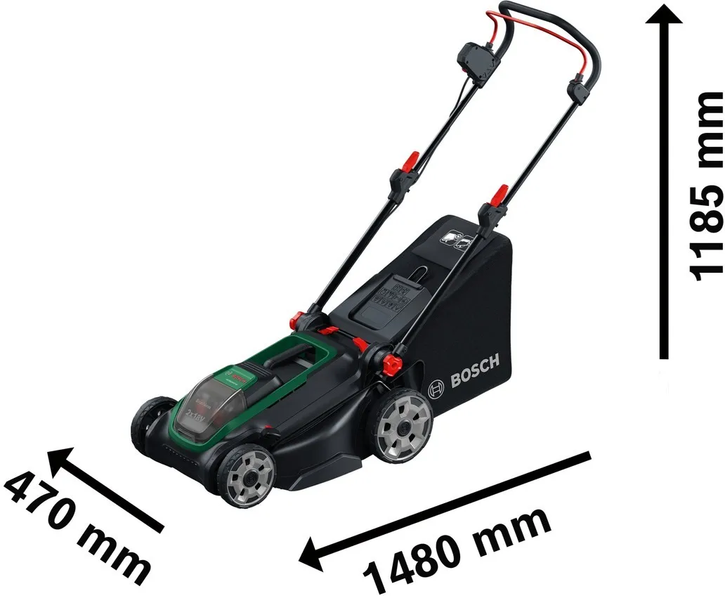 Газонокосилка аккумуляторная Bosch ROTAK18V2-43 06008B9L01