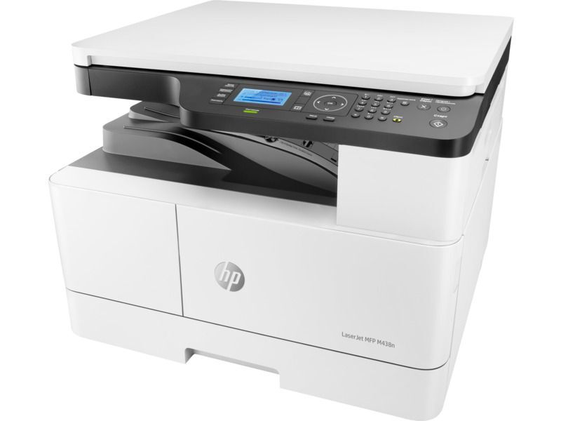 МФУ лазерное HP LaserJet M438n, ч/б, A3, белый/черный