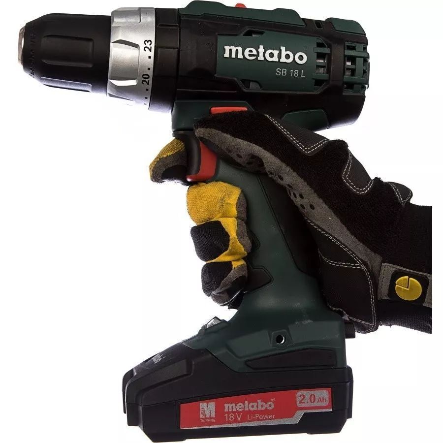 Перфоратор аккумуляторный Metabo SB 18 L Set 602317540 в кейсе metaBOX 145 с 3 аккум. Li-Power 18 V/2.0 Ah и ЗУ SC 30