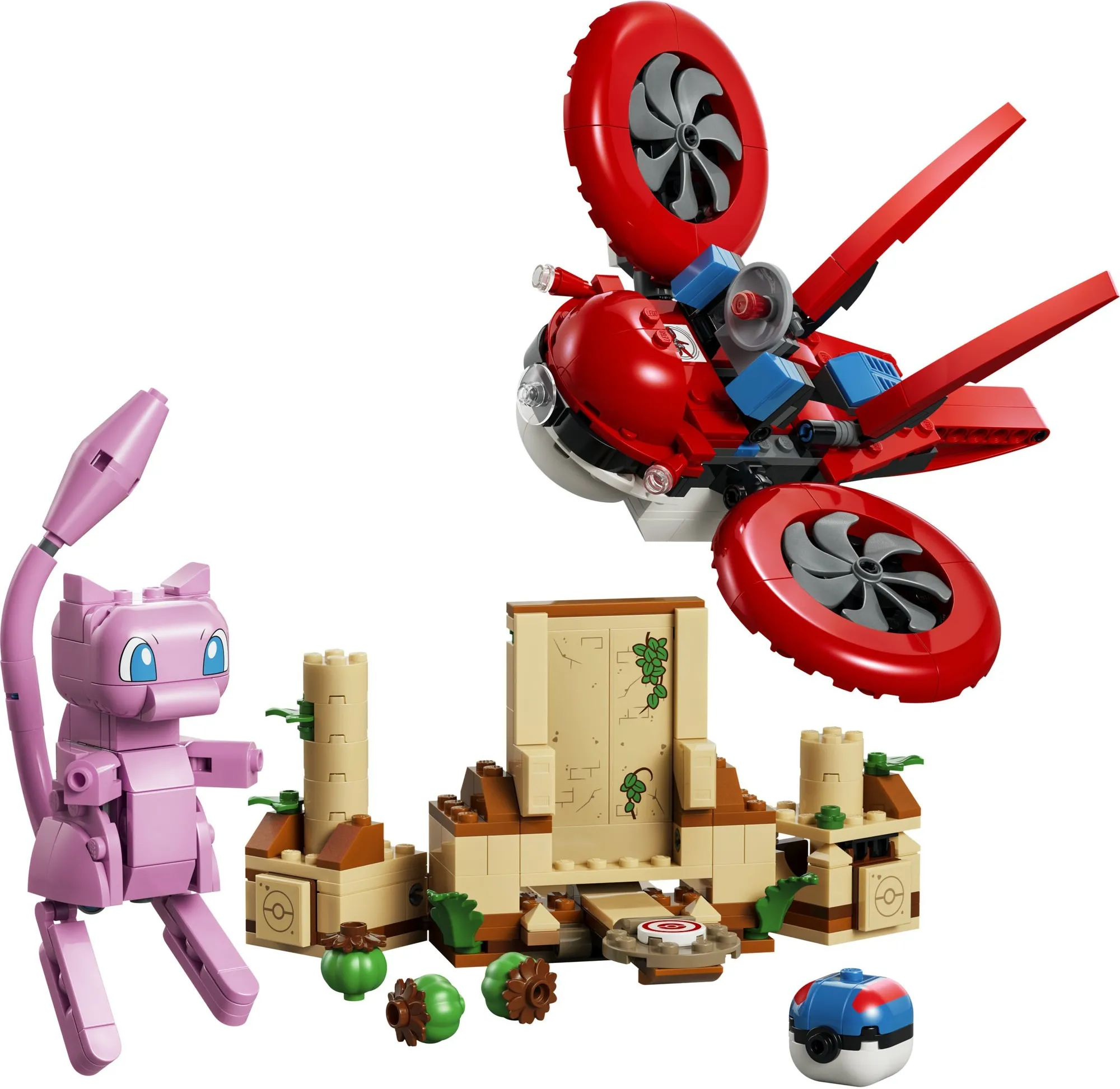 Конструктор LEGO Pokemon 72161 SMART Play: Поиск мифического дрона Мью